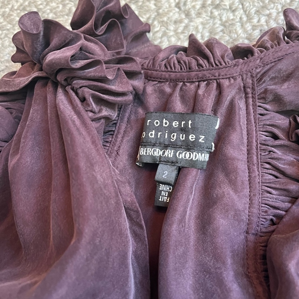 Robert Rodriquez Ruffle Top View 3